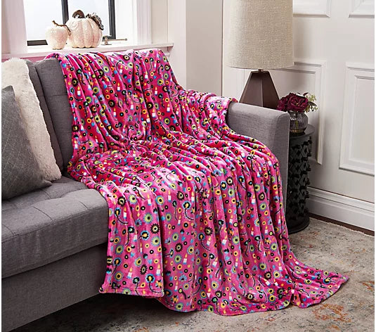 Home Reflections Day of the Dead Oversized Printed Throw