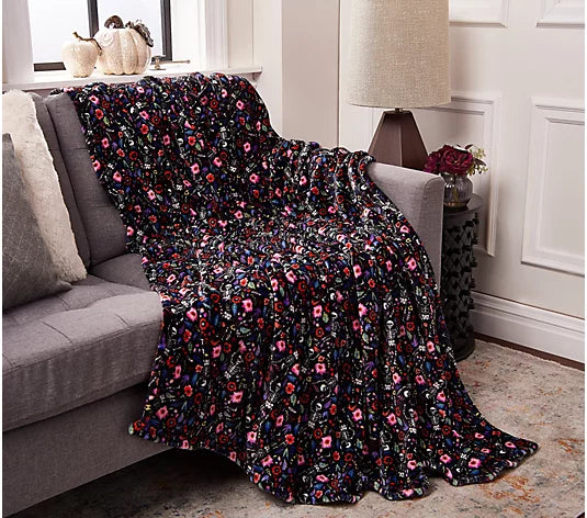 Home Reflections Day of the Dead Oversized Printed Throw