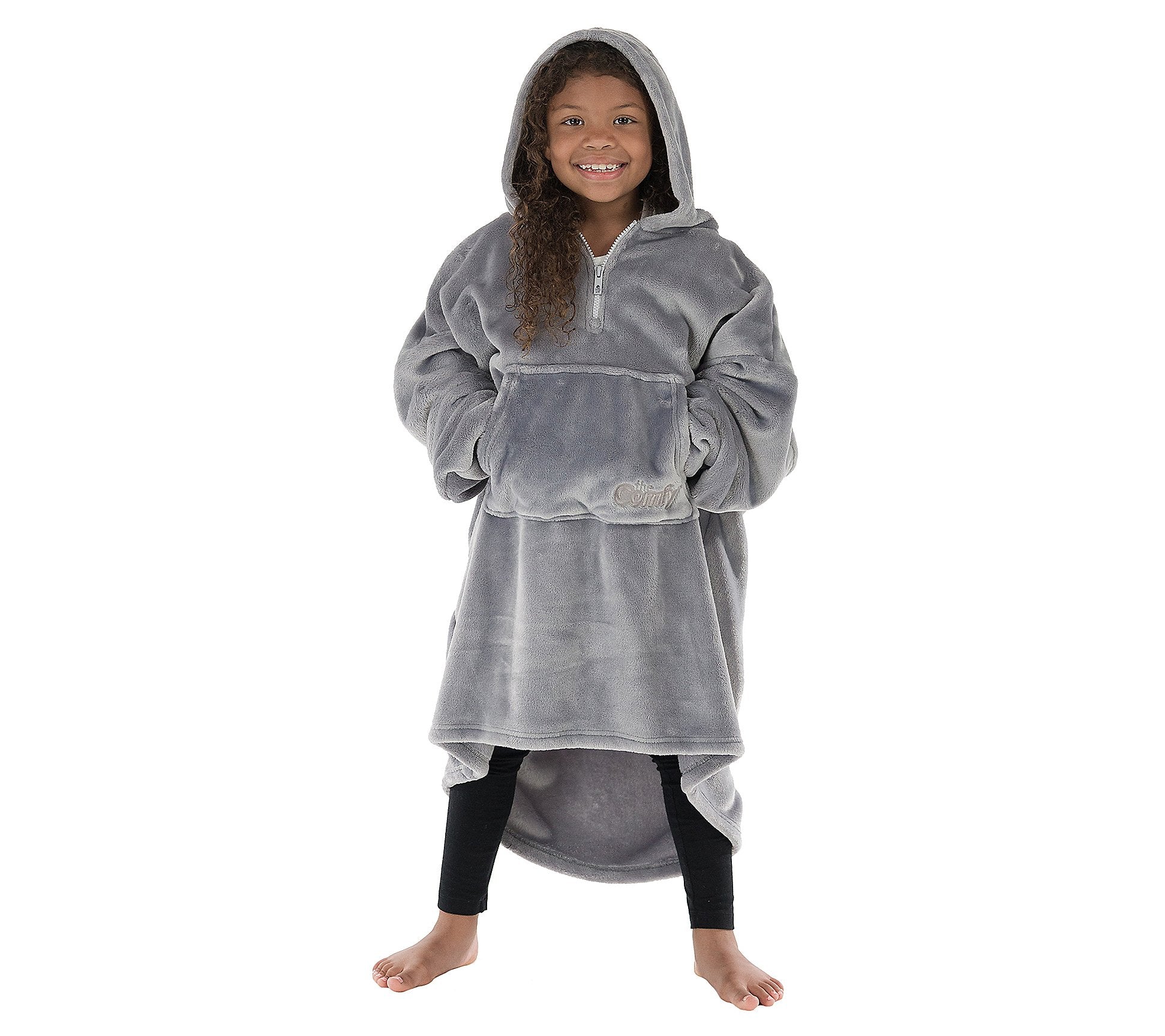 The Comfy Dream Lite Quarter-Zip Wearable Juniors Blanket