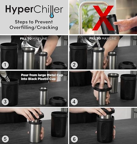 HyperChiller Set of 2 Iced Beverage Maker