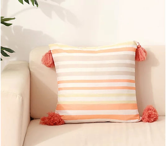 DayDream 18" Dec Pillow with Tassels from Berkshire