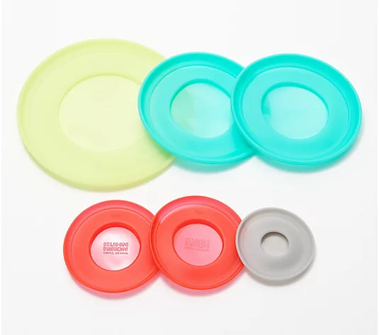 Kuhn Rikon 6-Piece Stretch & Store Silicone Lids