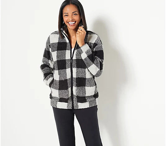 Skechers BOBS Snuggles Full-Zip Sherpa Jacket