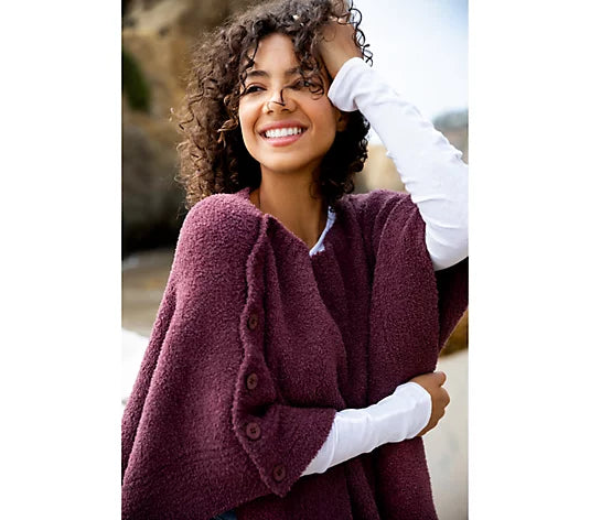 Barefoot Dreams CozyChic Coastline Poncho