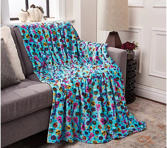 Home Reflections Day of the Dead Oversized Printed Throw