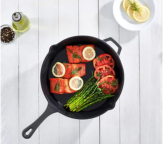 Zakarian by Dash 12" Cast-Iron Nonstick Skillet