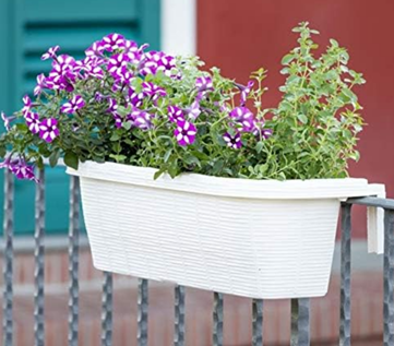 Apollo Exports Set of 2 24" Adjustable Railing Planters