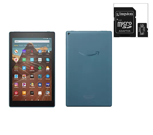 Amazon Fire 10" Tablet 32GB w/ SD Card and Software Voucher