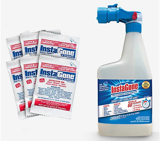 InstaGone Set of 6 Indoor/Outdoor Stain Remover & Hose Attachment