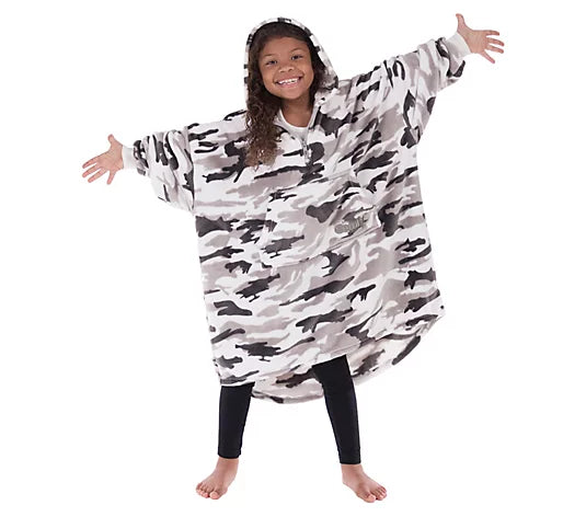 The Comfy Dream Lite Quarter-Zip Wearable Juniors Blanket