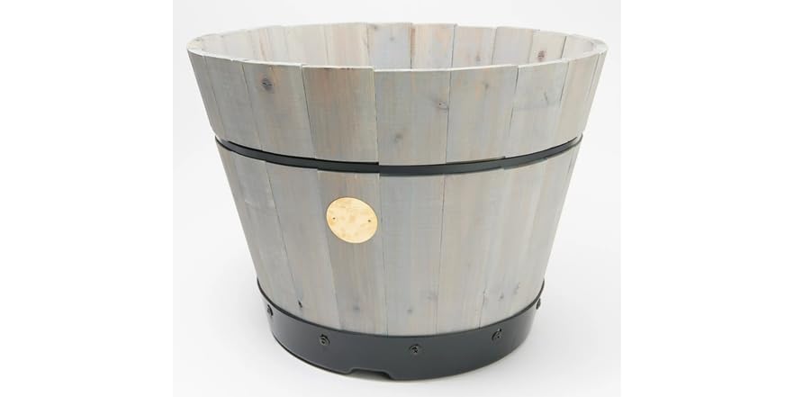 Vegtrug DIY Medium Cedar Barrel No-Rot Base with Drainage