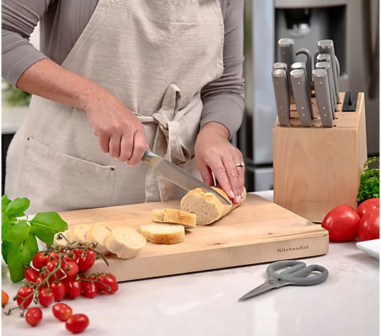 KitchenAid Gourmet 13-Piece Triple Rivet Knife Block Set