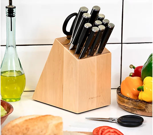 KitchenAid Gourmet 13-Piece Triple Rivet Knife Block Set