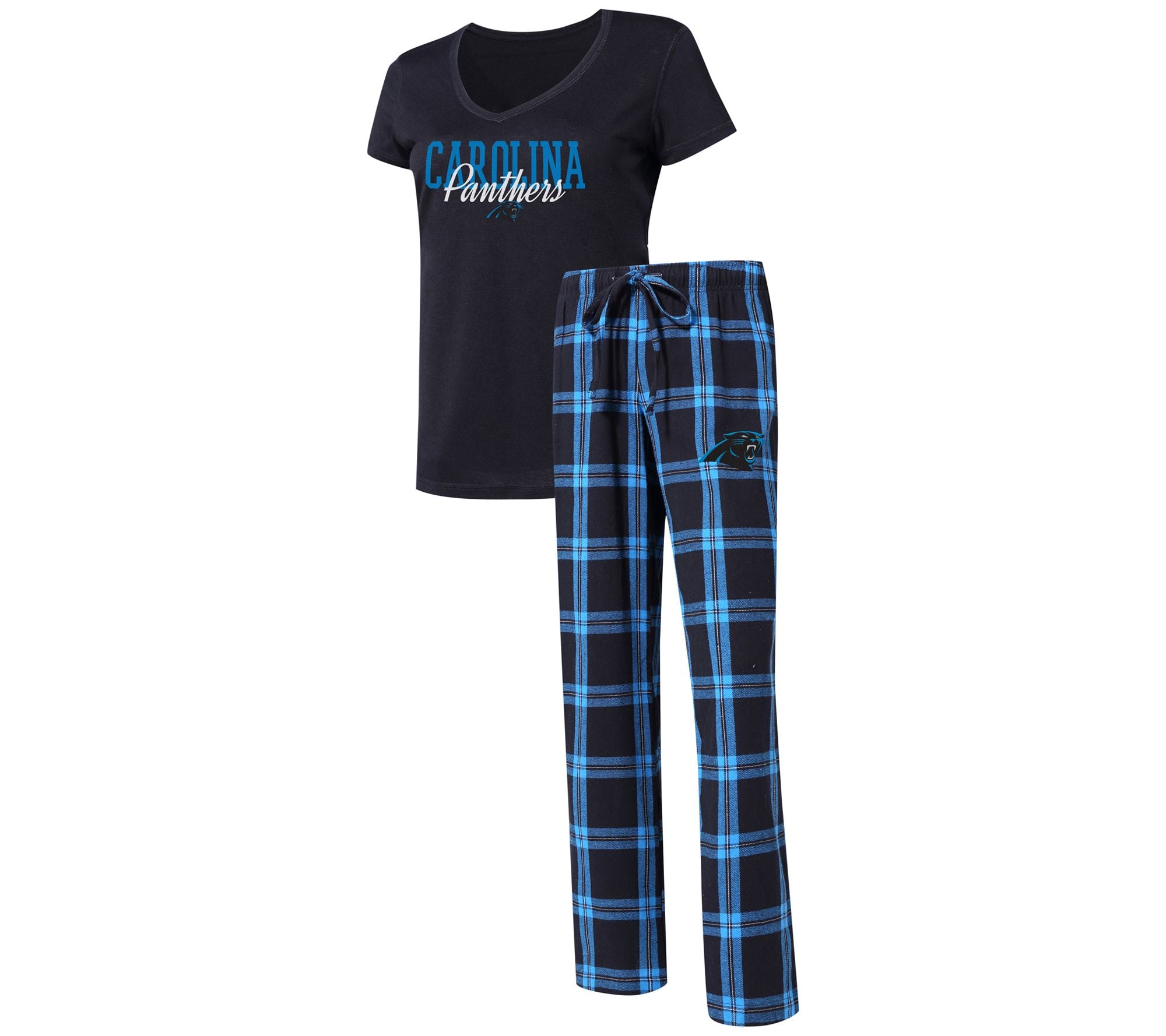 NFL Women's Pajama Set with Flannel Pants & T-Shirt